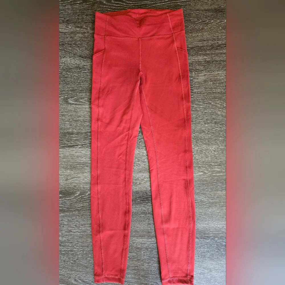Lululemon Invigorate HR Leggings Cayenne Size 6 28" - Picture 2 of 7